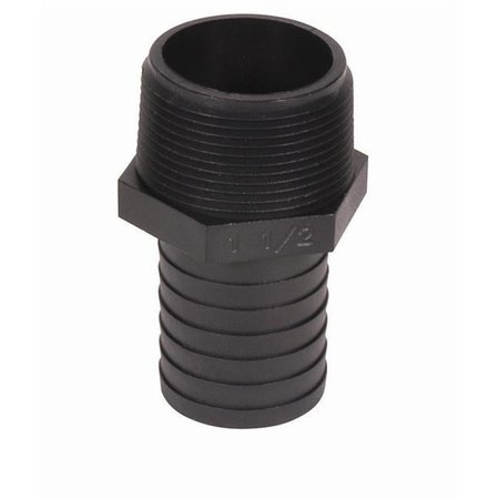 GREENGRASS Aquascape  Barbed Male Hose Adapter 1.25 in. to 1.25 in. GR615645